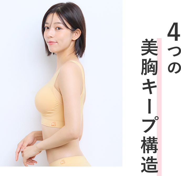 4つの美胸キープ構造