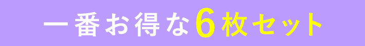 一番お得な6枚セット