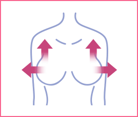 仰向けに寝ている時