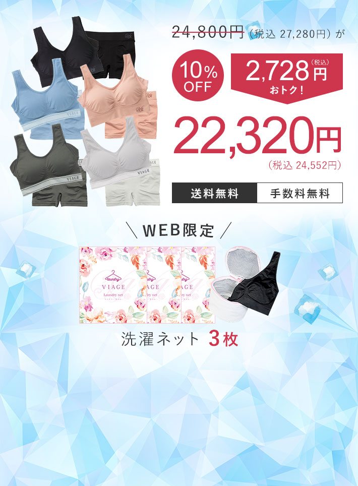 24,800円（税込27,280円）が10％OFF 2,728円（税込）おトク！ 22,320円（税込24,552円） 送料無料 手数料無料 5枚セット限定特典 フェイスパック3枚 洗濯ネット3枚