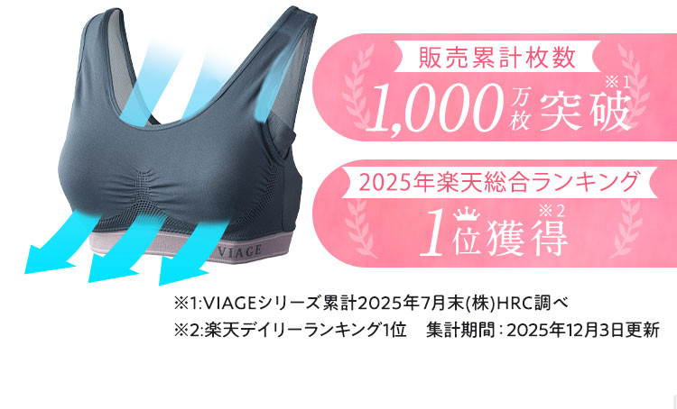 通気性にこだわったナイトブラ誕生 ヴィアージュ Air　ビューティアップナイトブラ エアー