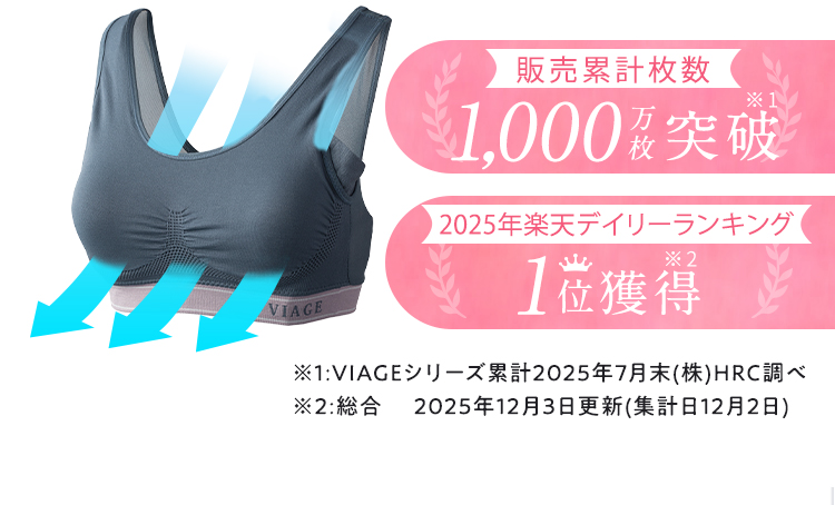 通気性にこだわったナイトブラ誕生 ヴィアージュ Air ビューティアップナイトブラ エアー