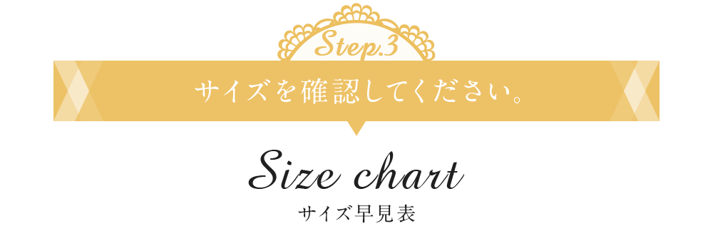 サイズを確認してください